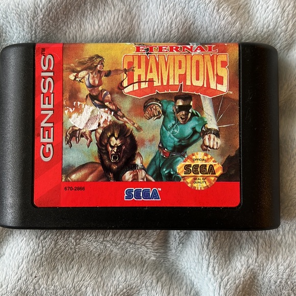 SEGA GENESIS. SEGA GENESIS GAME CONSOLE. ONE CONTROLLER. ADAPTERS. ONE GAME - Picture 9 of 9